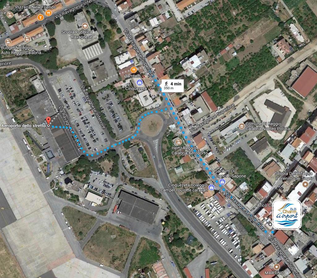 Charm Airport Bed & Breakfast Reggio di Calabria Eksteriør bilde